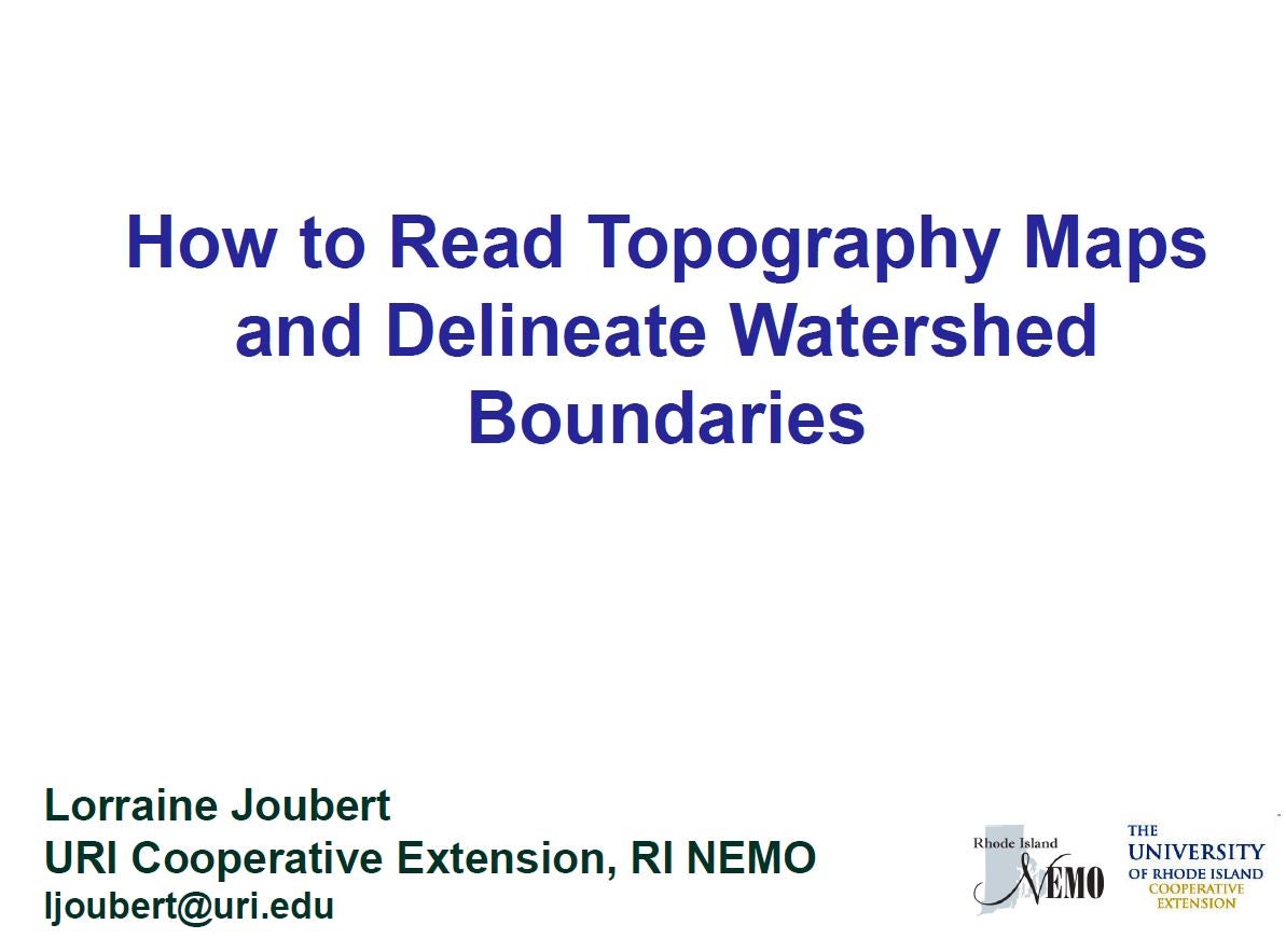 How to Read Topo Maps (PDF)
