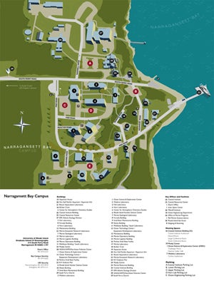 Narragansett Bay Campus Map