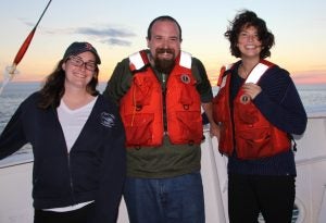 SURFO fellows on the R/V Endeavor in June 2016