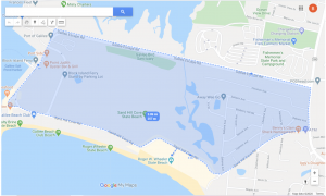 Galilee/Point Judith google map running route idea
