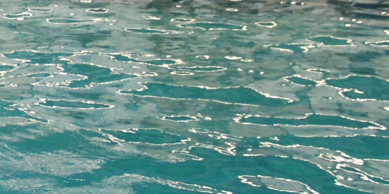 Water in the Tootell Aquatic Center