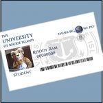 URI id card with rhody ram photo on it