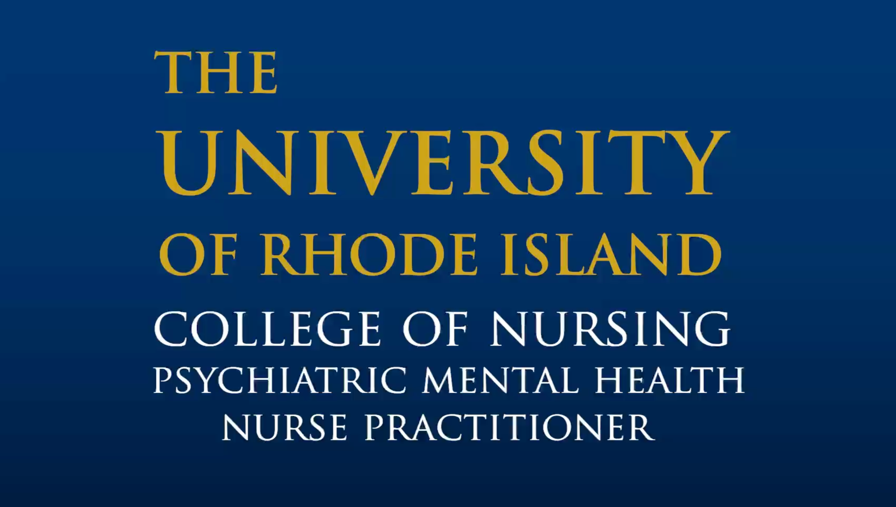 Psychiatric Mental Health Nurse Practitioner